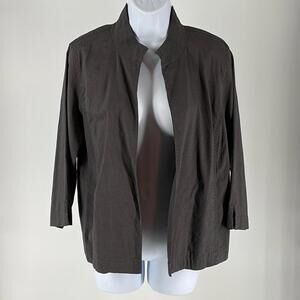 Stylish Lightweight Eileen Fisher Gray Jacket